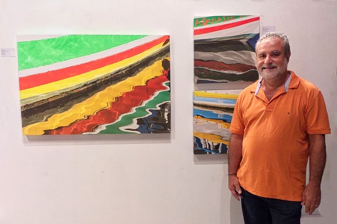 Edu Moreira - Exposição de Arte Mar II - Búzios/RJ - © Luciana Fajardo
