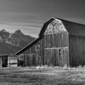<i class="fa-regular fa-image orange1"></i> Uma estrada de terra conhecida como Mormon Row fica a sudeste do Grand Teton National Park (Wyoming, EUA). Celeiros centenários disputam a atenção dos visitantes, tendo as Teton Range (Montanhas Teton) como cenário ao fundo. / <em>A dirt road known as Mormon Row lies Southeast of Grand Teton National Park (Wyoming, USA). Century-old barns compete for visitors' attention, with the Teton Range as background.</em> Edu Moreira - Ansel Adams