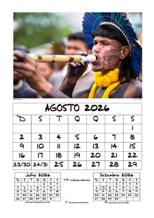 Edu Moreira - Calendário 2026