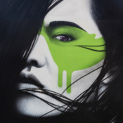 <i class="fa-regular fa-image orange1"></i> Garota do olho verde (Wynwood Arts District, Miami, EUA). / <em>Green eyed girl (Wynwood Arts District, Miami, USA).</em> Edu Moreira - Graffiti - USA, Miami, Wynwood Arts District