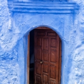 <i class="fa-regular fa-image orange1"></i> Porta (Chefchaouen, Marrocos). / <em>Door (Chefchaouen, Morocco).</em> Edu Moreira - Portas e Janelas - Marrocos, Chefchaouen