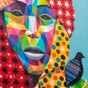 <i class="fa-regular fa-image orange1"></i> Graffiti de rua (Rabat, Marrocos). / <em>Street graffiti (Rabat, Morocco).</em> Edu Moreira - Marrocos